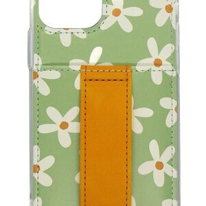 Floral Green and Orange Phone Case